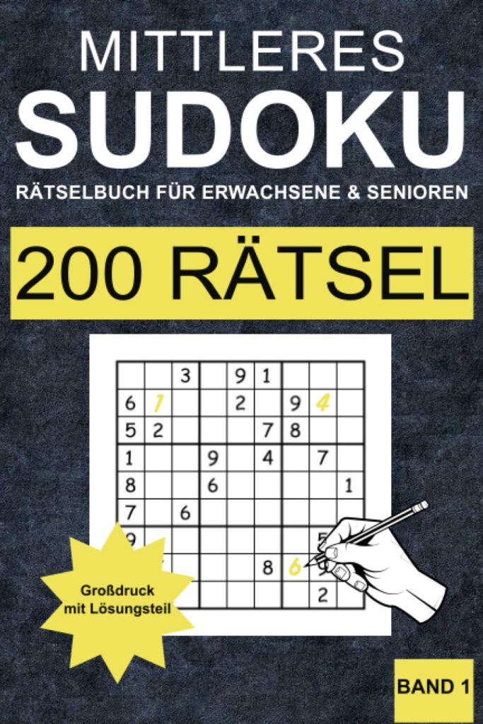 Sudoku Buch Mittel Band 1