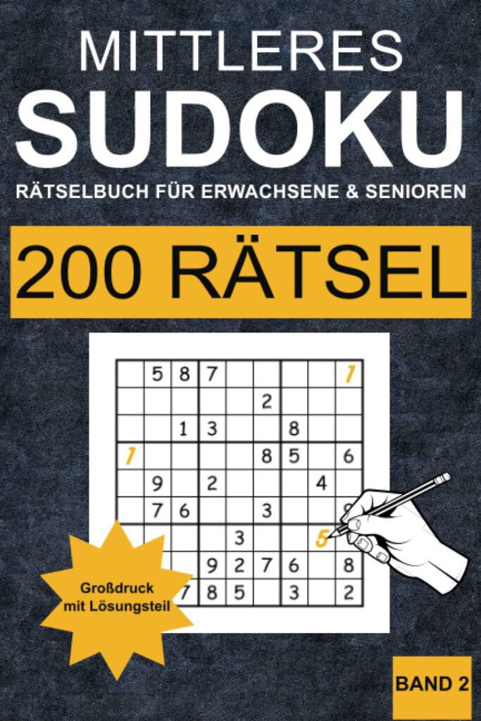 Sudoku Buch Mittel Band 2