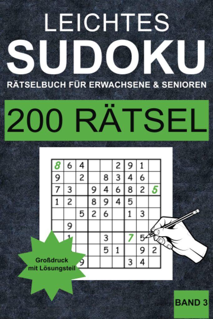 Sudoku Buch Leicht Band 3