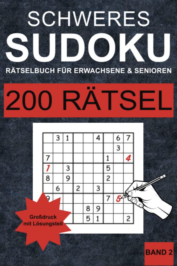 Sudoku Buch Schwer Band 2